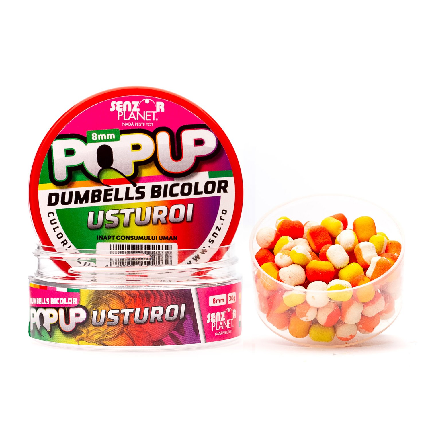 Senzor POP-UP DUMBELLS BICOLOR 8mm 30g