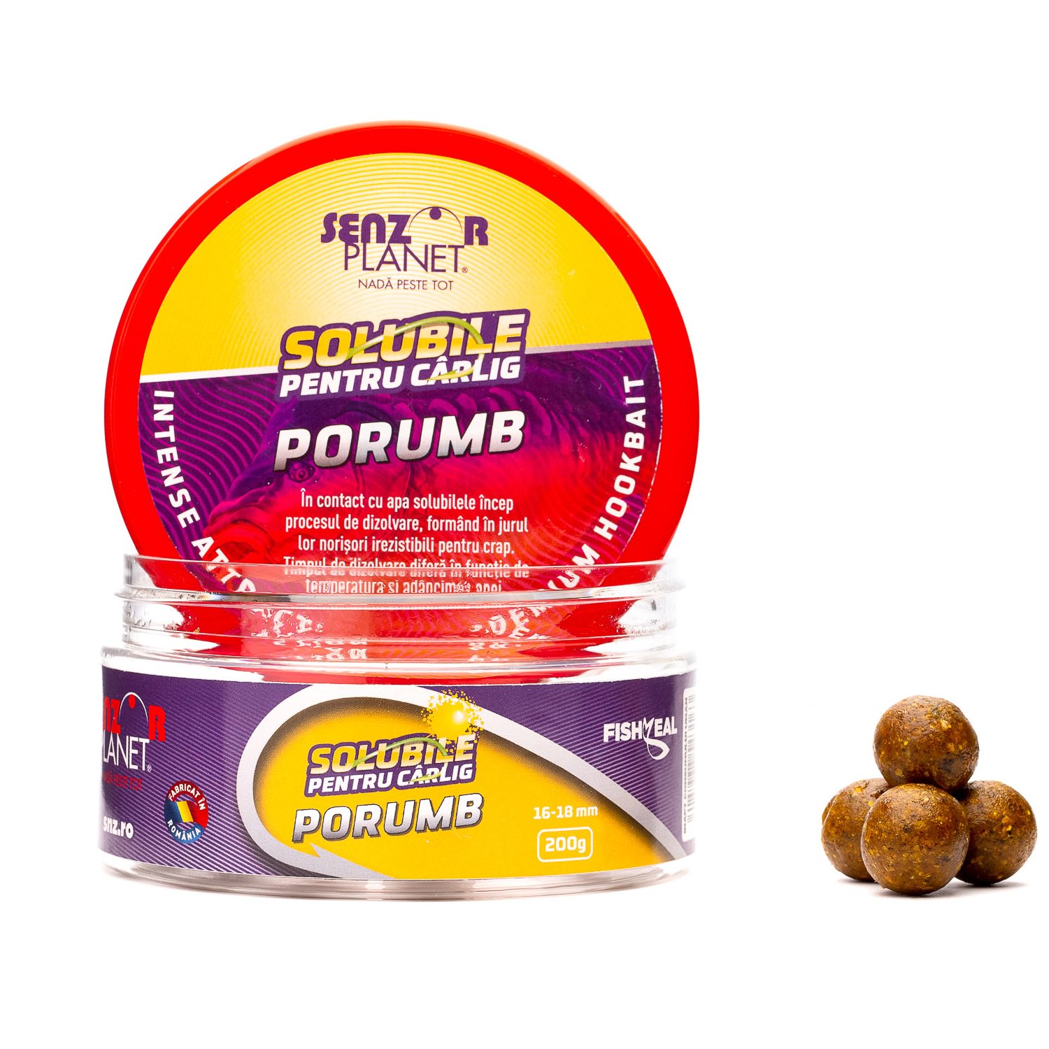 BOILIES SENZOR SOLUBILE PENTRU CARLIG 16-18mm 200g